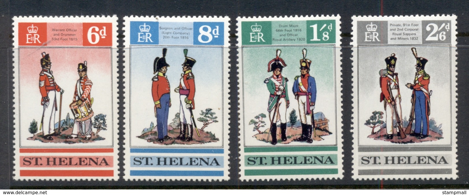 St Helena 1969 British Uniforms MUH - Saint Helena Island