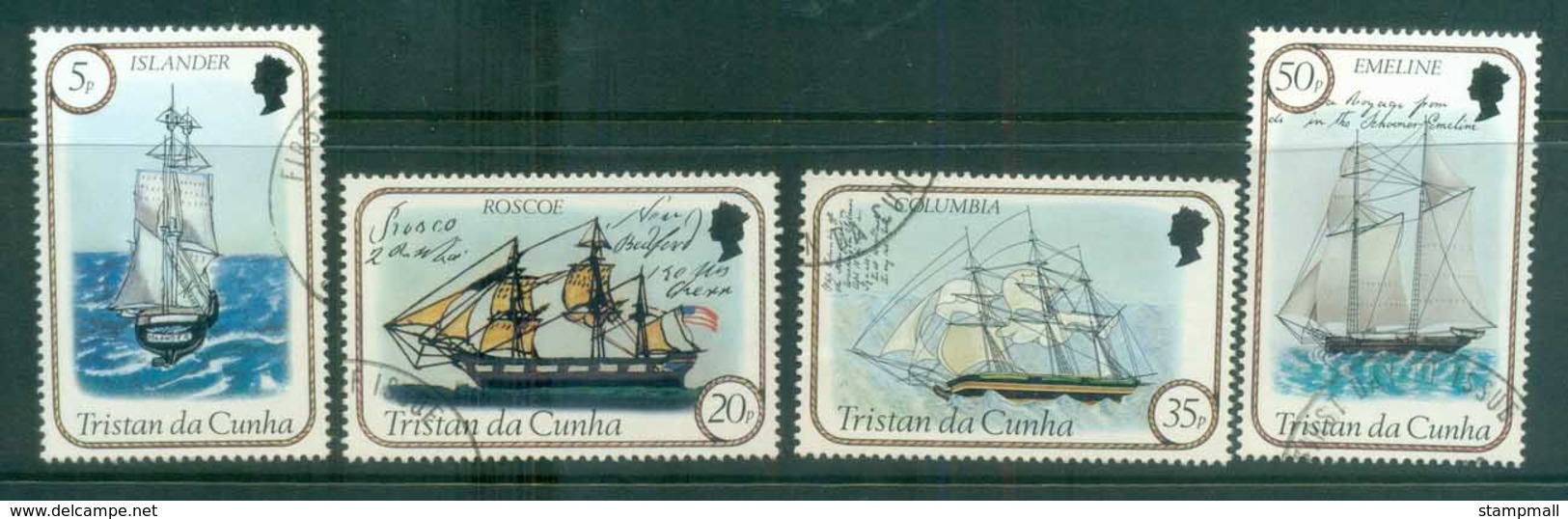 Tristan Da Cunha 1982 Sailing Ships FU Lot81294 - Tristan Da Cunha