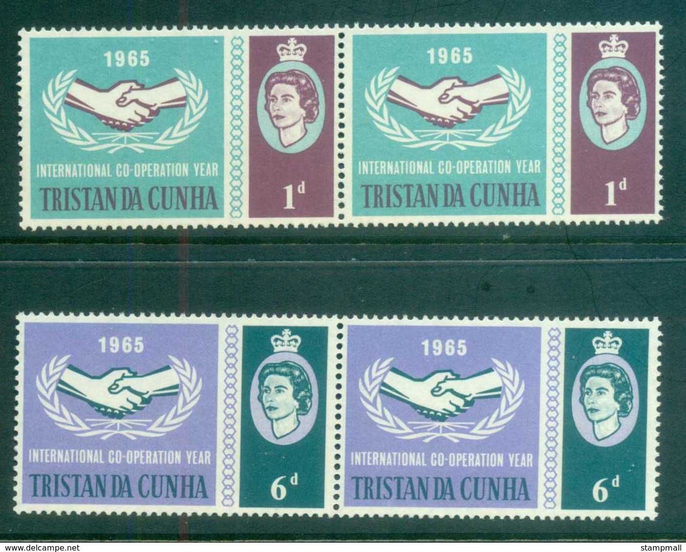 Tristan Da Cunha 1965 ICY Intl. Cooperation Year Pr MUH Lot81262 - Tristan Da Cunha