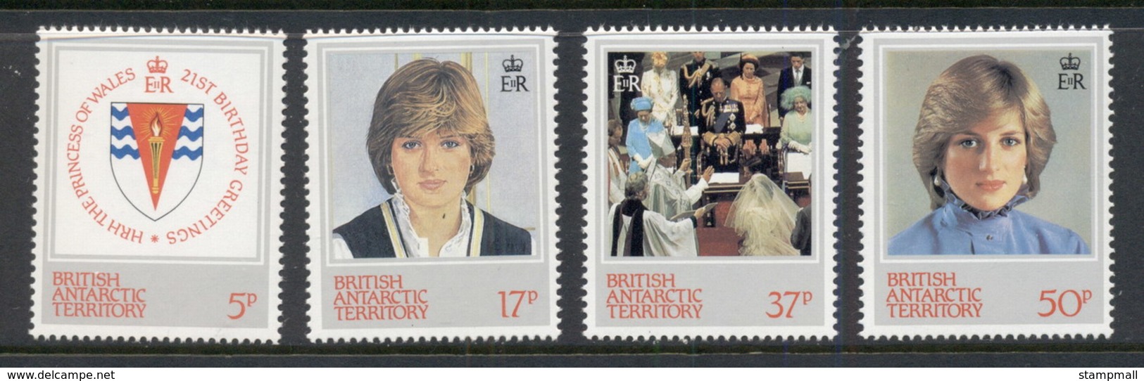 BAT 1982 Royal Wedding Charles & Diana MUH - Other & Unclassified