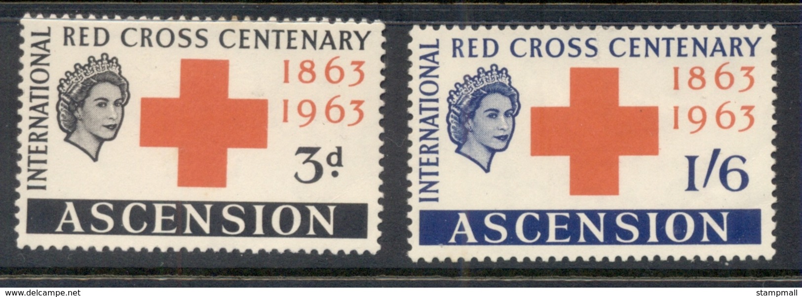 Ascension Is 1963 Red Cross MLH - Ascension