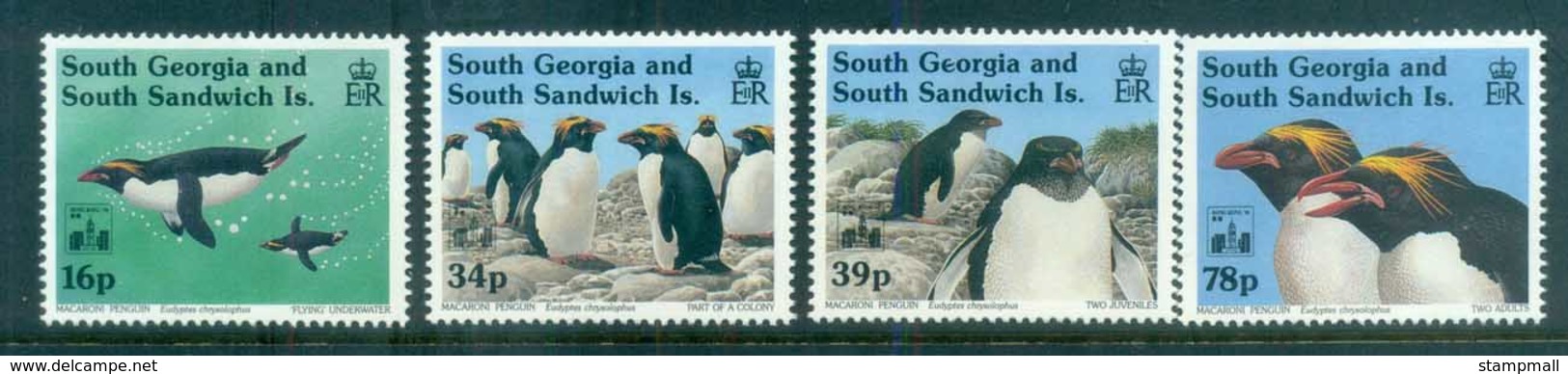 South Georgia 1993 Macaroni Penguins Opt Hong Kong MUH Lot76450 - South Georgia