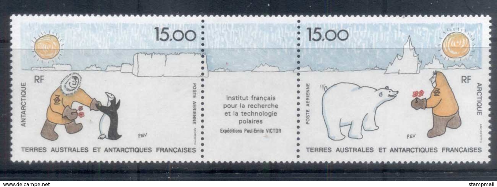 French Antarctic Territory 1991 Polar Research Pr + Label MUH - Other & Unclassified