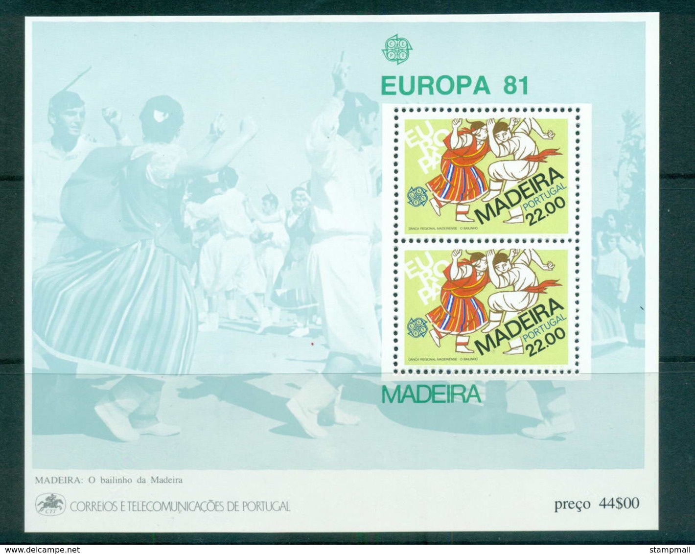 Madeira 1981 Europa, Folklore MS MUH Lot65815 - Madeira