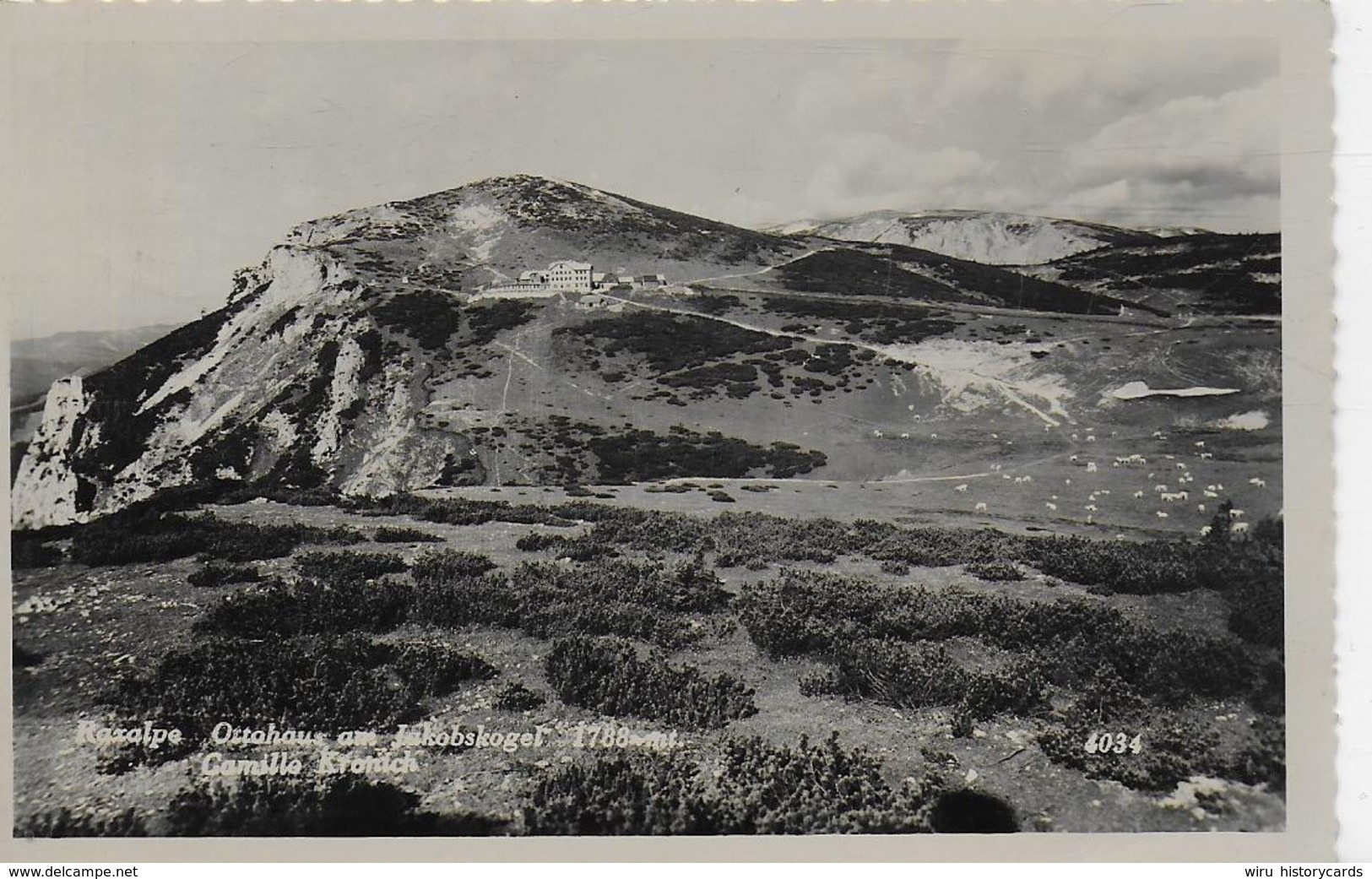 AK 0099  Raxalpe - Ottohaus Am Jakobskogel / Foto Camillo Kronich Um 1942 - Raxgebiet