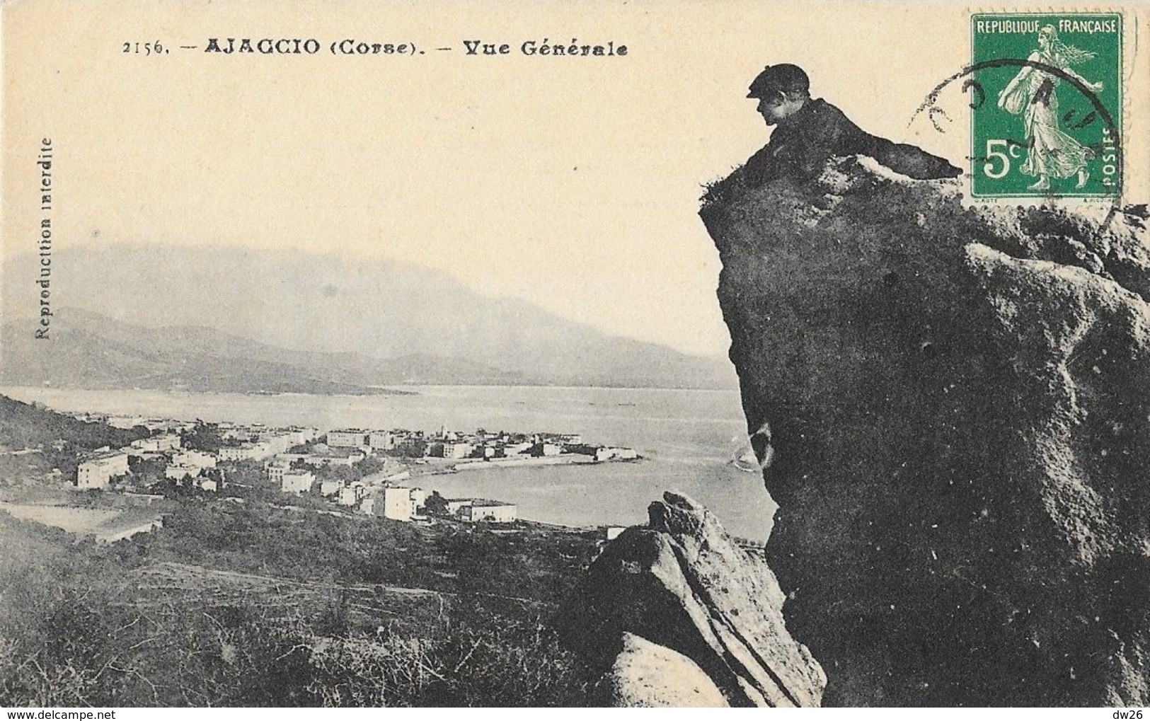 Ajaccio (Corse) - Vue Générale - Edition J. Moretti - Carte N° 2156 - Ajaccio