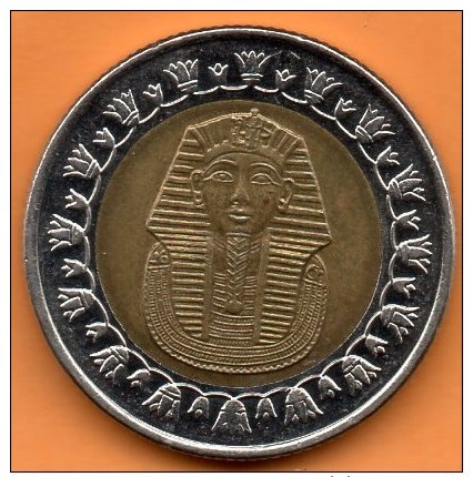 EGYPT / EGYPTE  1 Pound 2008 / 1429 BIMETAL - Egypte