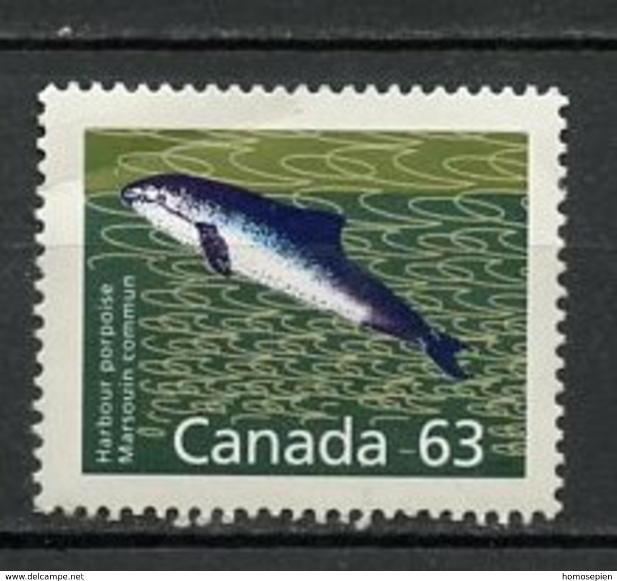 Canada - Kanada 1990 Y&T N°1171 - Michel N°1215 Nsg - 63c Marsouin - Neufs