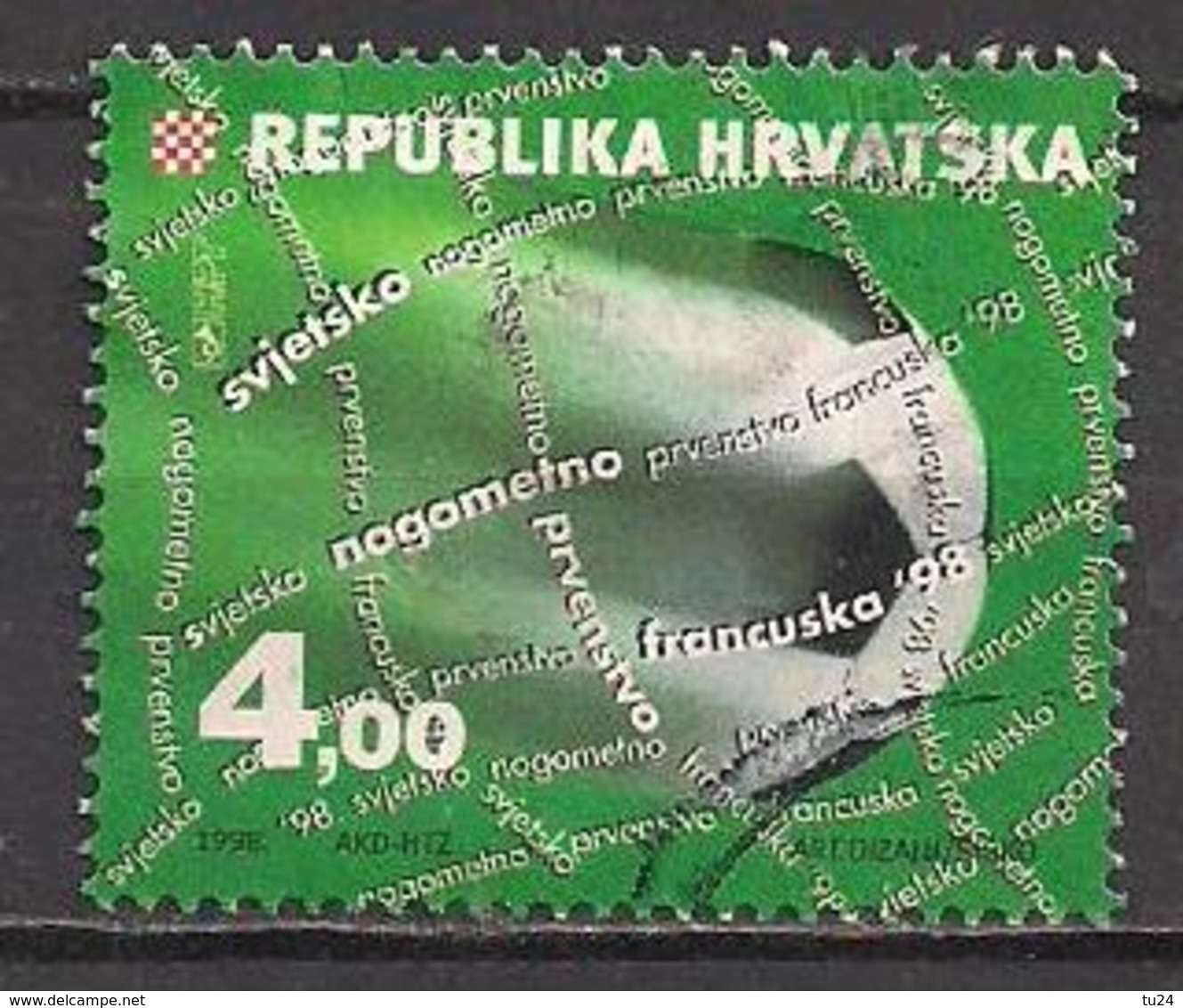 Kroatien  (1998)  Mi.Nr.  460  Gest. / Used  (4ad08) - Kroatien