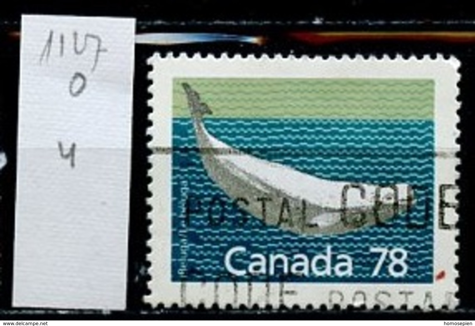Canada - Kanada 1990 Y&T N°1127 - Michel N°1165 (o) - 78c Béluga - Oblitérés