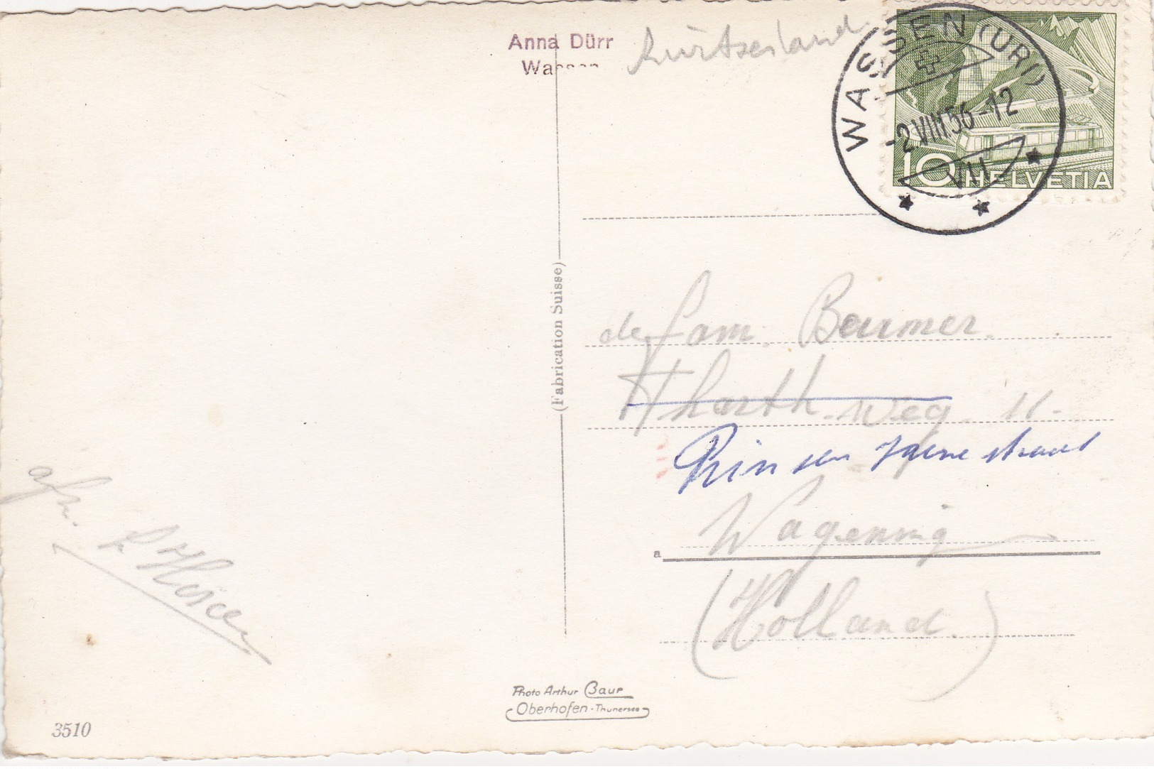 Old Postcard Of  Susten Pass.Innertkirchen To Wassen,Swiss Alps.,Switzerland,J45. - Innertkirchen