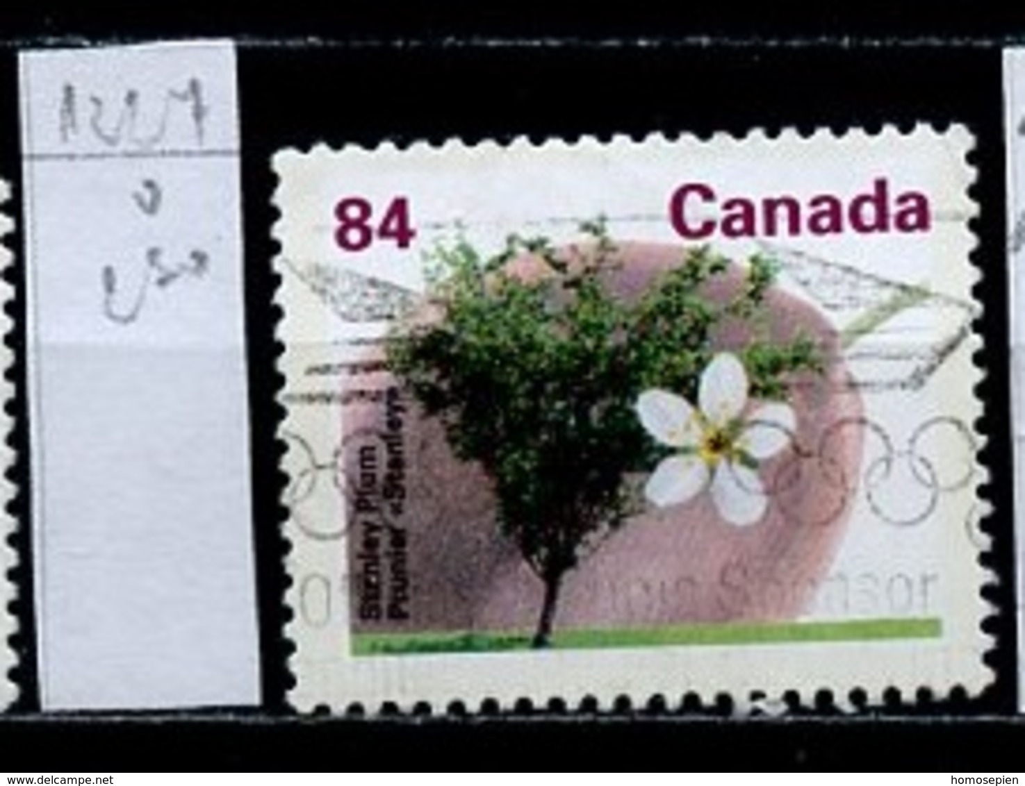 Canada - Kanada 1991 Y&T N°1227 - Michel N°1272 (o) - 84c Prunier - Oblitérés