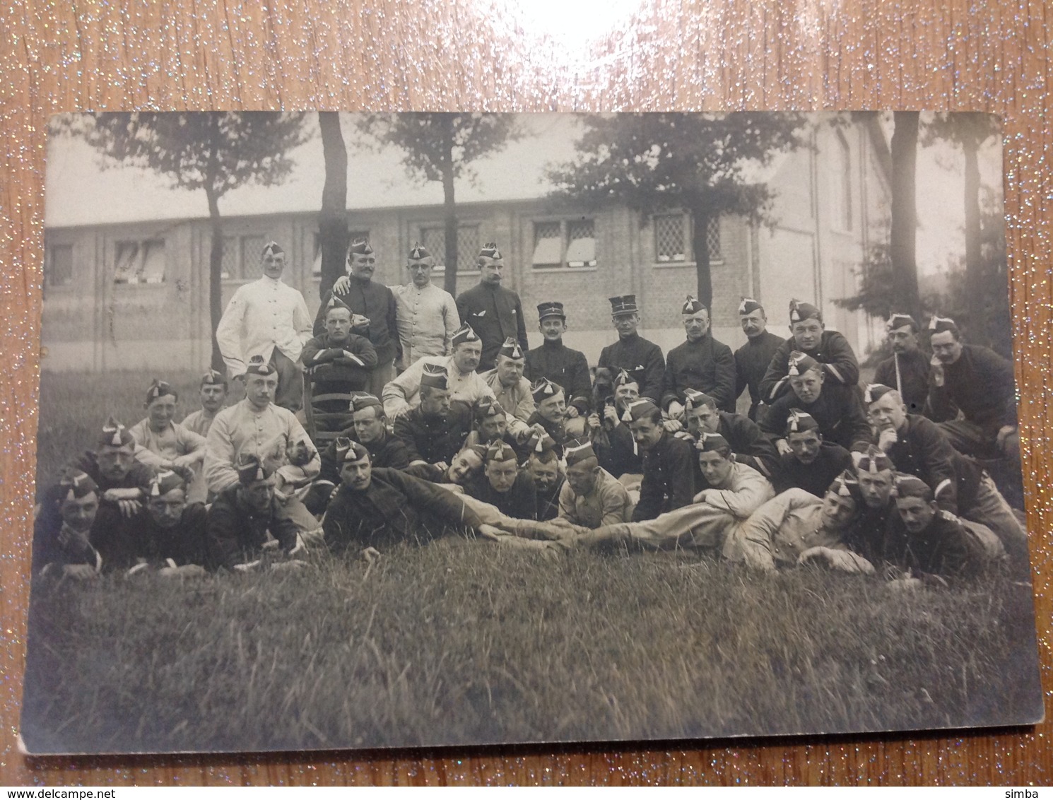 Photo Carte Militaire Militaria Caserne  Léopoldburg Camp - Guerre 1914-18