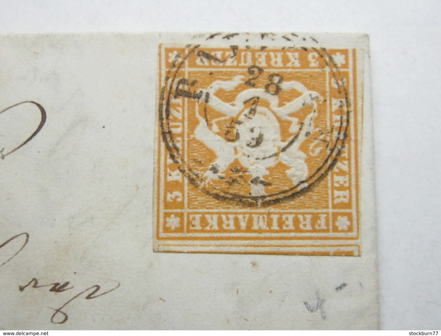 1859 , BALINGEN , Klarer Stempel Auf Brief Mit Inhalt - Briefe U. Dokumente