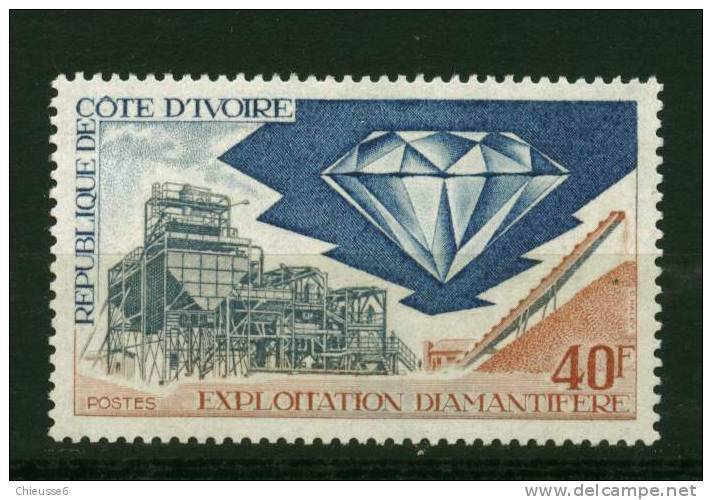 Rep. Côte D'Ivoire ** N° 342 - Exploitation Diamantifère - Côte D'Ivoire (1960-...)