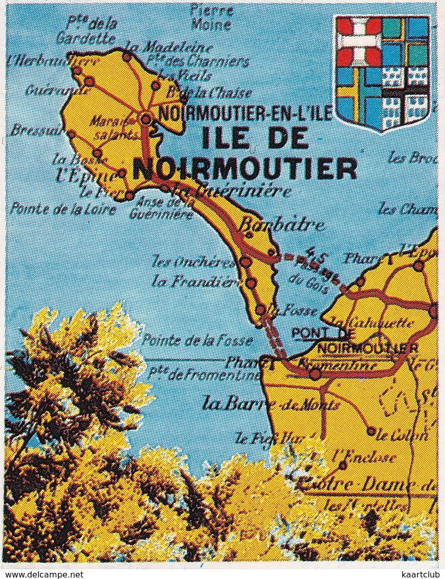 Par Le Pont, Par Le Gois: RENAULT 18 & 16 - CARTE - Ile De Noirmoutier - (Vendée) - Toerisme