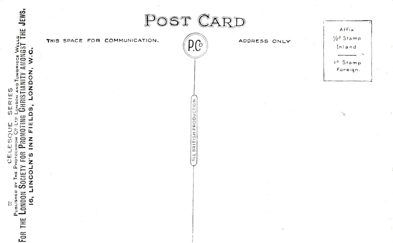 Old Post Card Of Jericho, West BankJ33. - Palestine