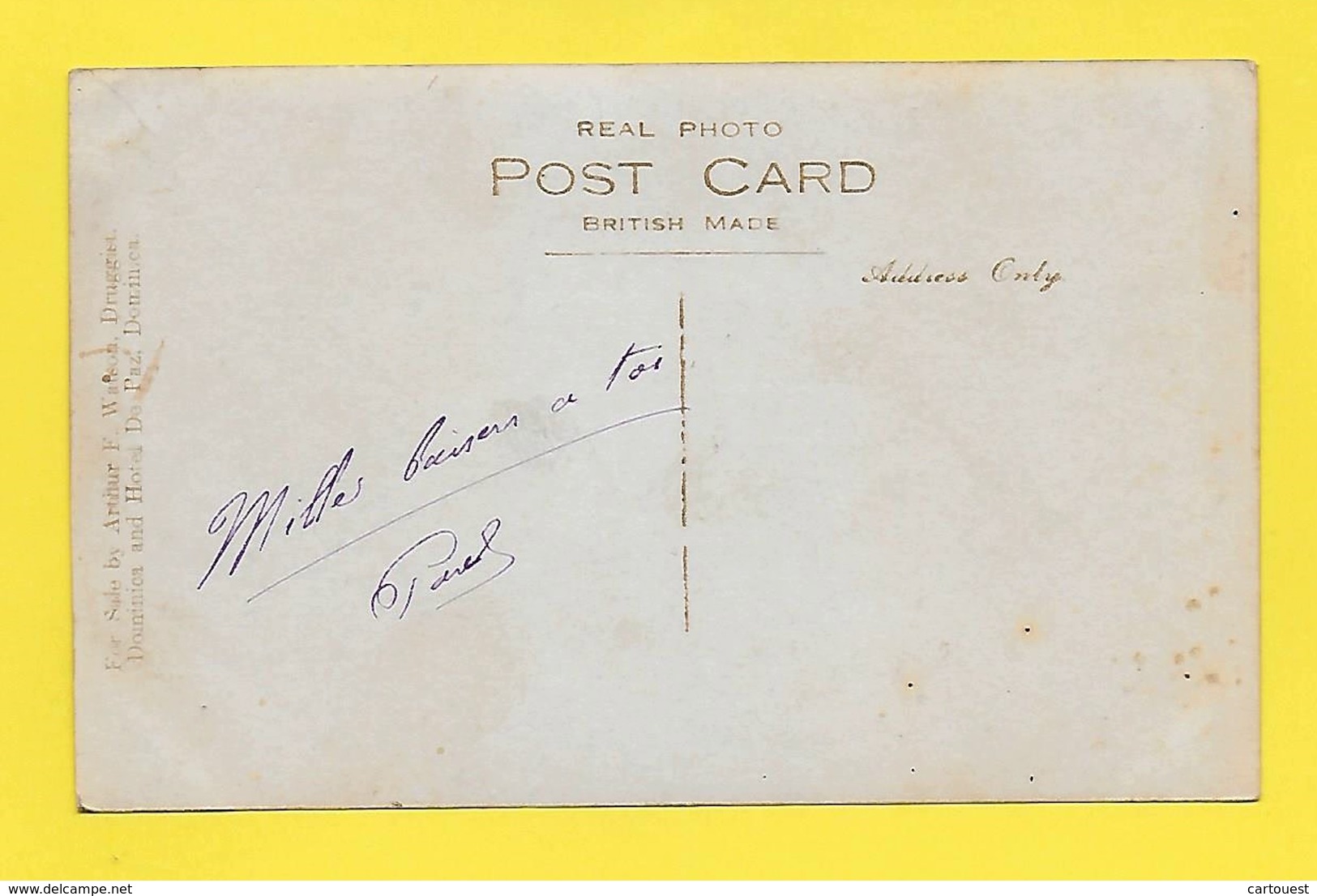 CPA Antilles ֎ Greetings From Dominica  1918 ֎  Multiview ¤¤ West Indies - Dominica