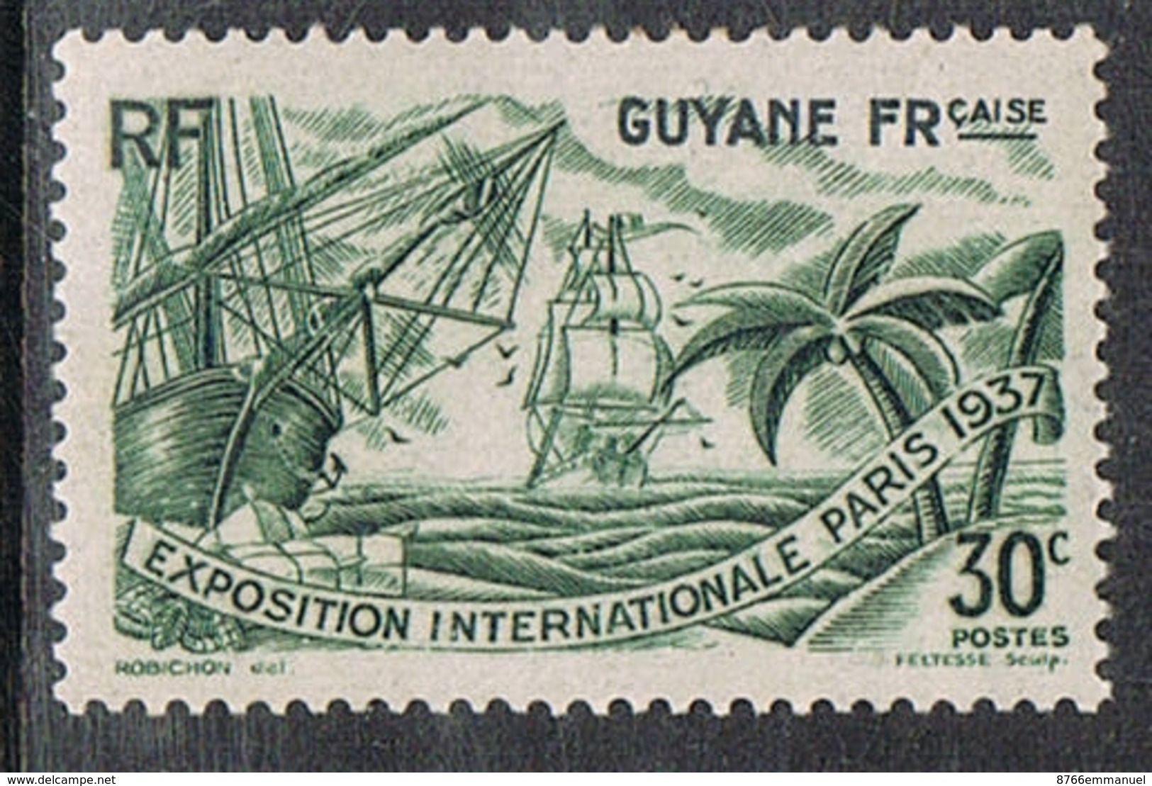 GUYANE N°144 N* - Neufs