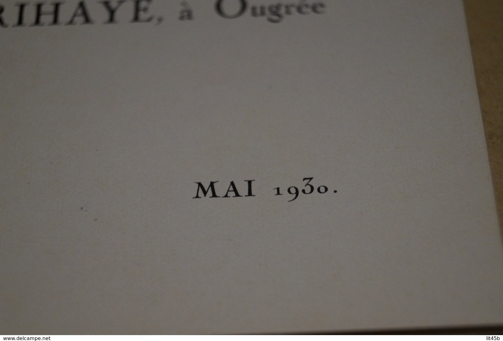 Ancien Catalogue,socièté Commerciale De Belgique,Ougrée - Marihaye,Mai 1930,dimensions ; 18 Cm./13 Cm.47 Pages - Collections