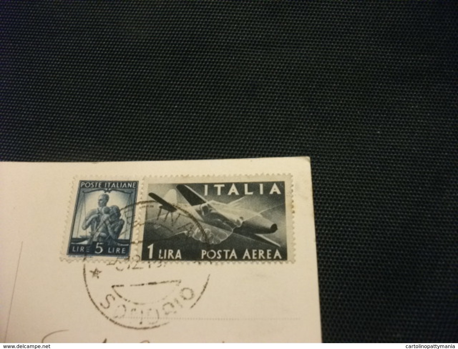 STORIA POSTALE  FRANCOBOLLO REPUBBLICA ITALIANA POSTA AEREA LIRE 1 SONDALO MADONNA DELLA NEVE FOTO BOLEA  CHIESA EGLISE - Chiese E Cattedrali