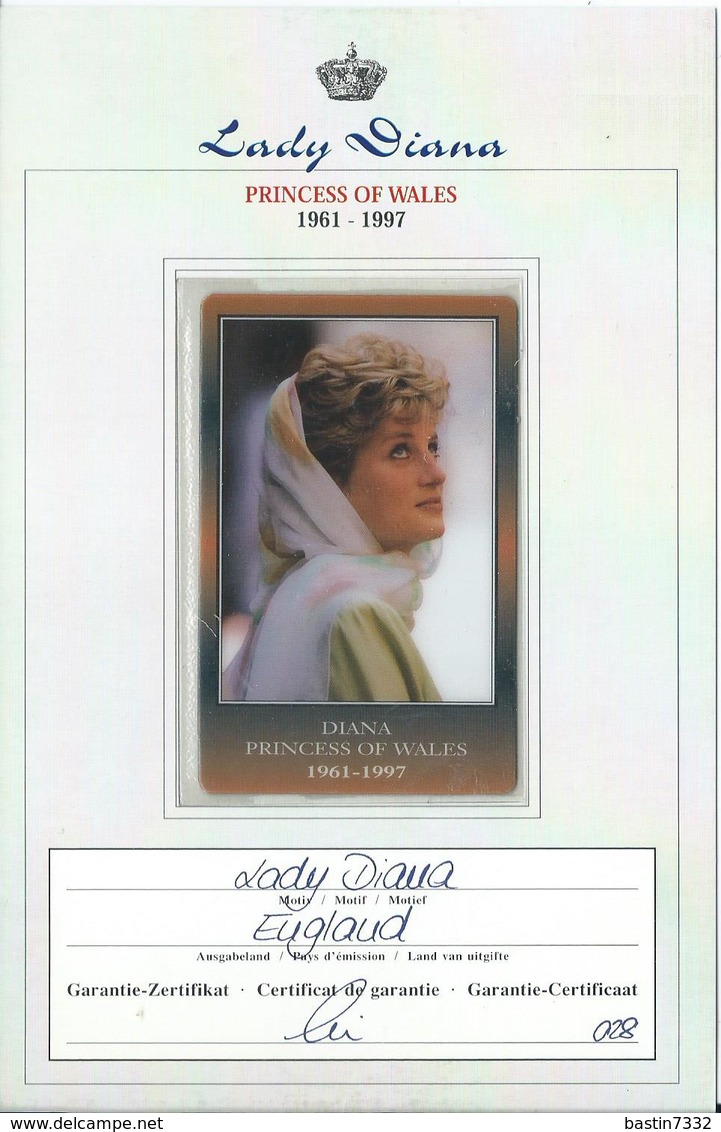 Lady Diana Princess Of Wales Phonecard Unused - Bedrijven Uitgaven