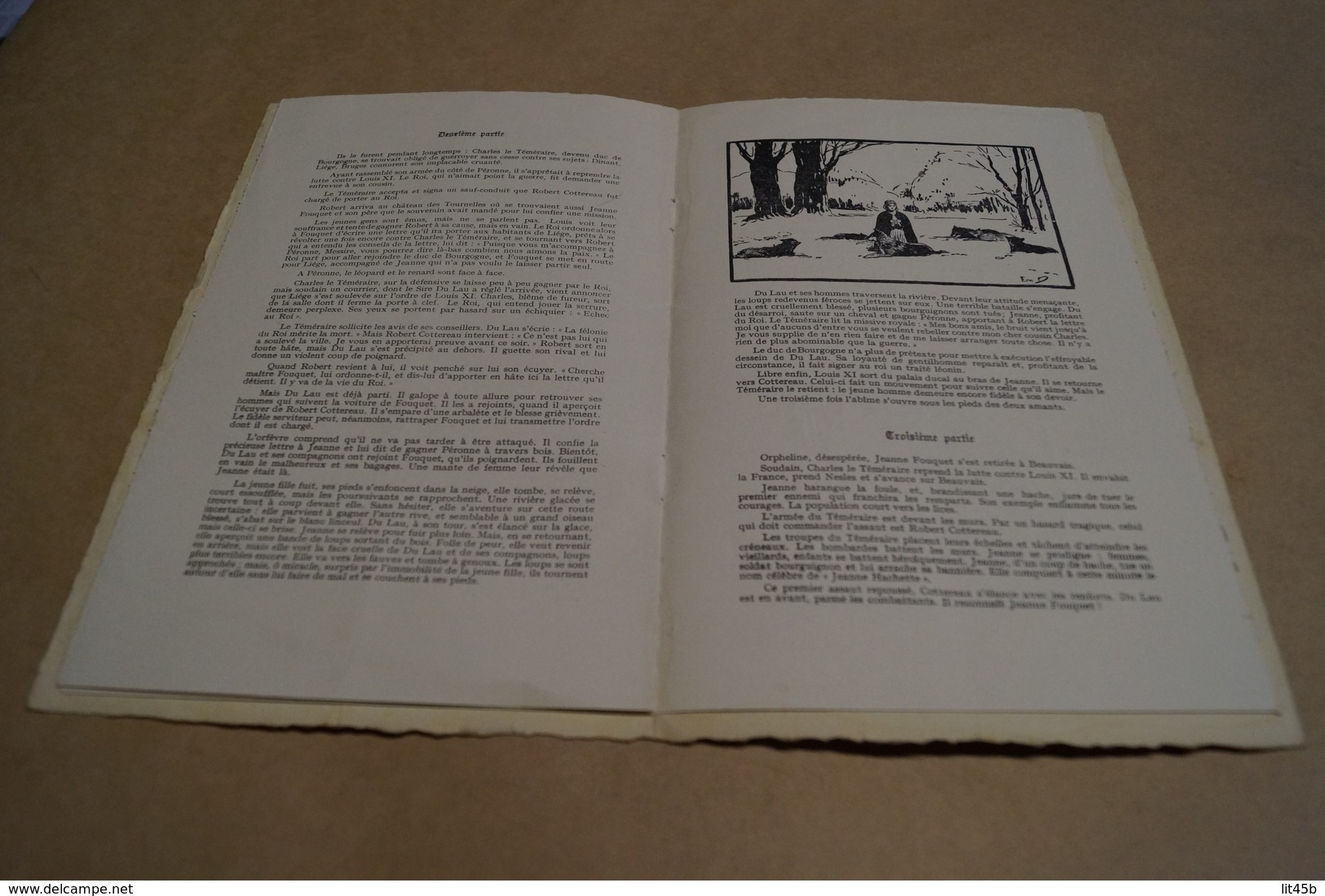 Miracle des loups,au Coliséum,oeuvre des artistes,1925,complet 8 pages,25,5 Cm. sur 16 Cm.