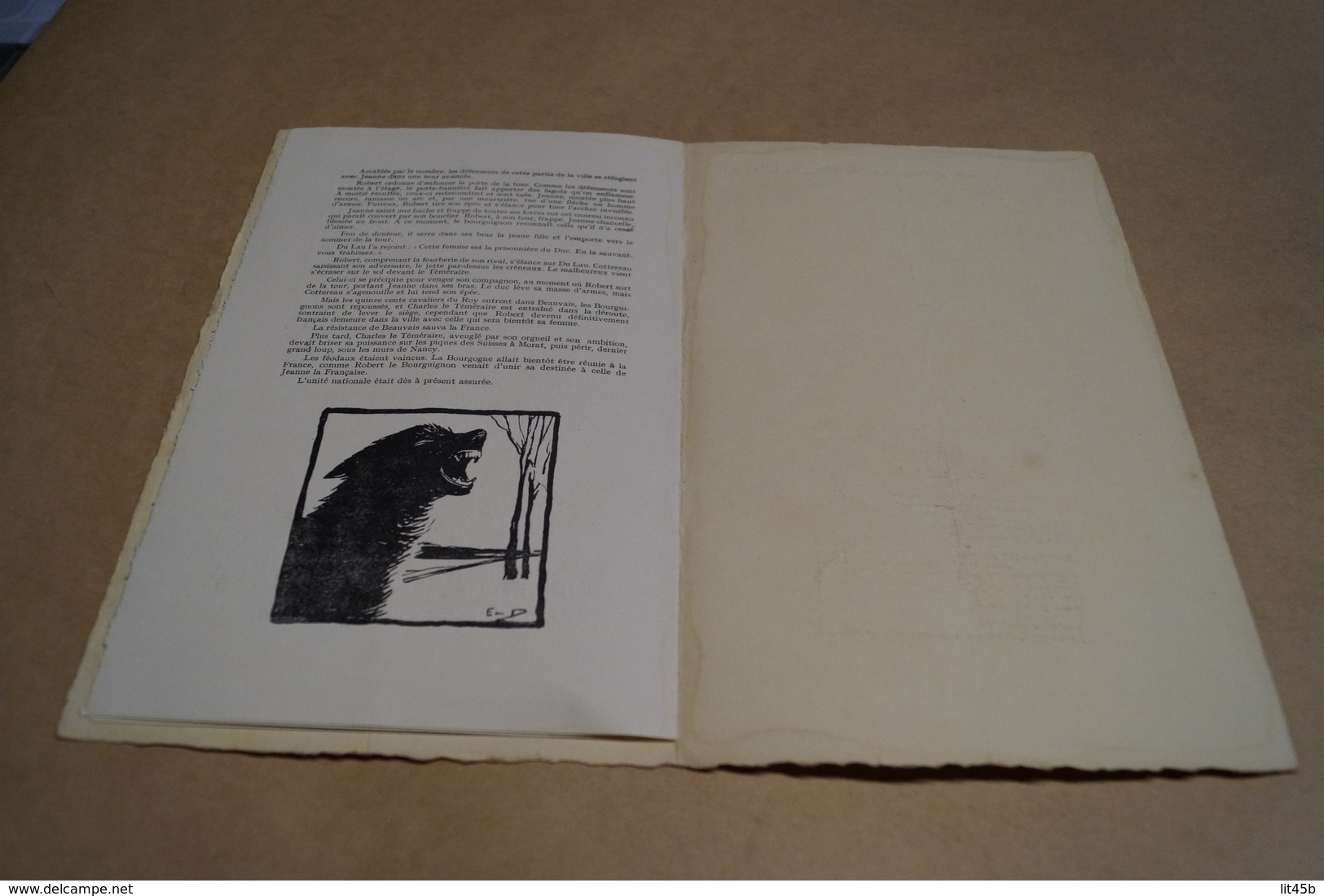 Miracle des loups,au Coliséum,oeuvre des artistes,1925,complet 8 pages,25,5 Cm. sur 16 Cm.