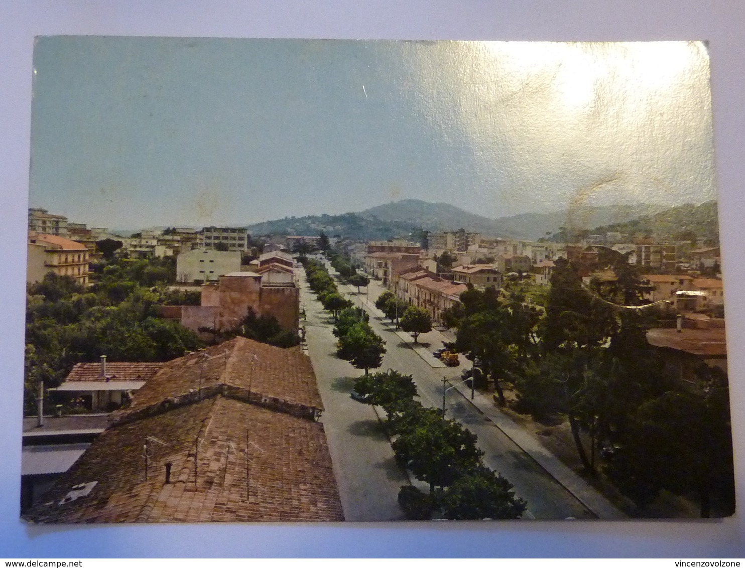 Cartolina Viaggiata "SAN GIORGIO DEL SANNIO Viale Spinelli" 1973 - Altri & Non Classificati