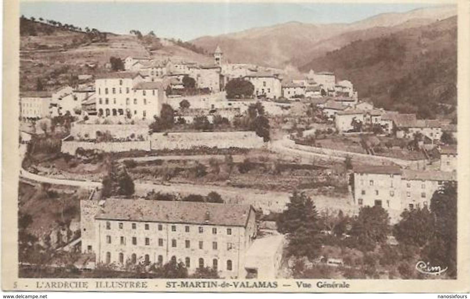 07. ST MARTIN DE VALAMAS.   VUE GENERALE - Saint Martin De Valamas