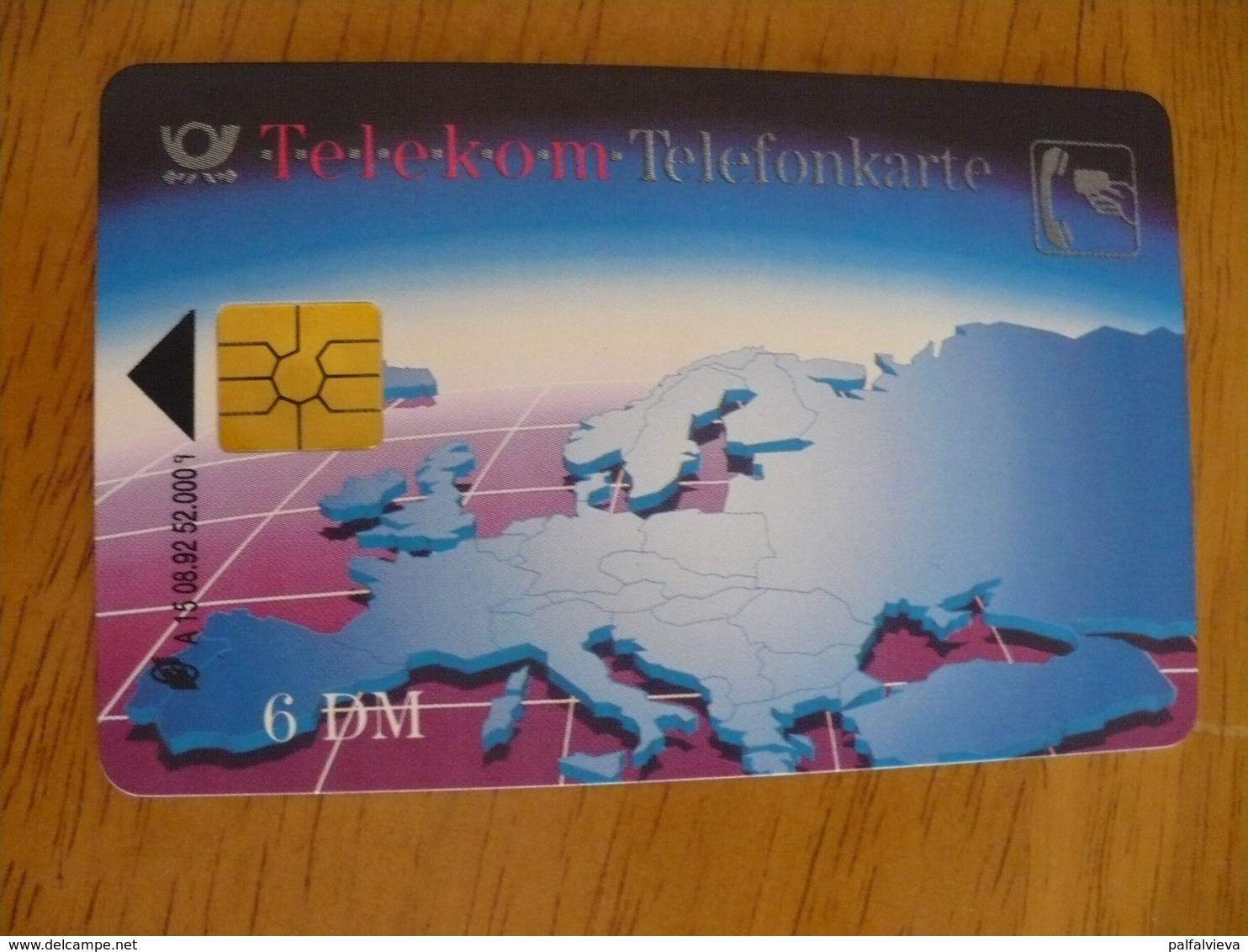 Phonecard Germany A 15. 08. 92  52.000 Ex - A + AD-Serie : Pubblicitarie Della Telecom Tedesca AG