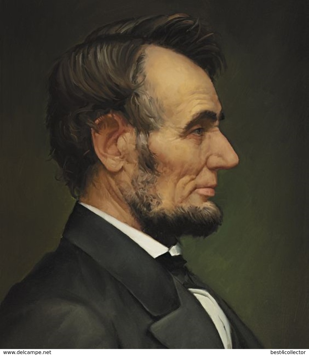 @@@ MAGNET - Abraham Lincoln - Reklame