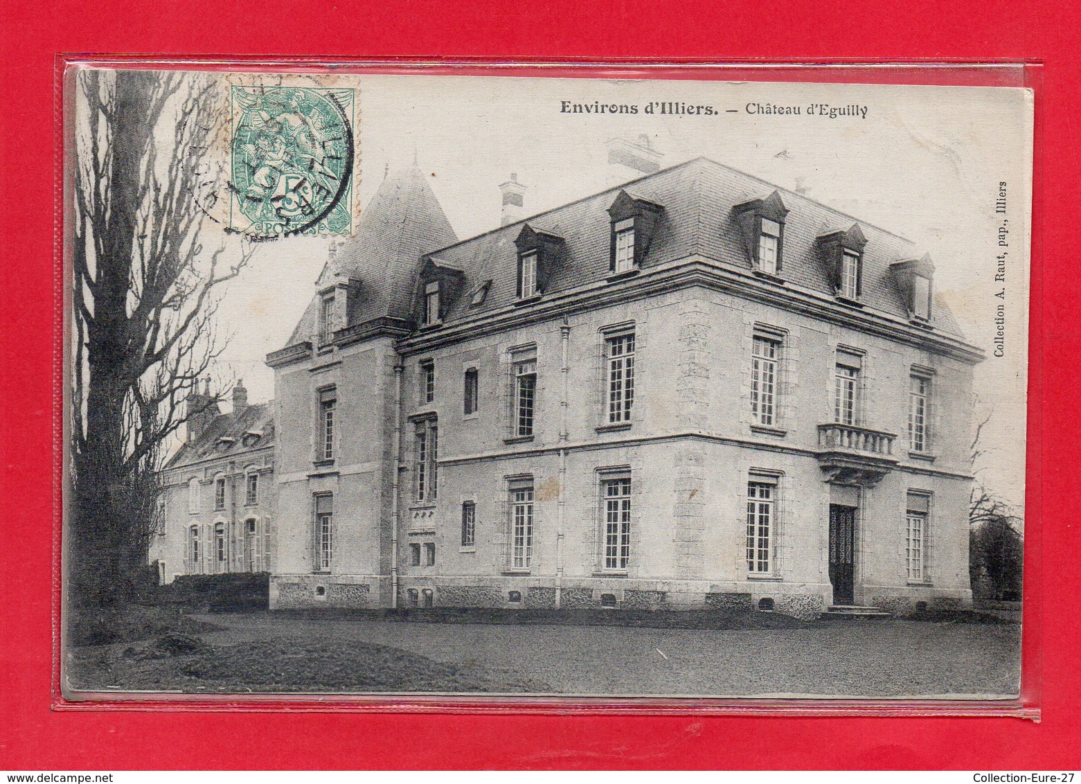 28-CPA ILLIERS - CHATEAU D'EGUILLY - Illiers-Combray
