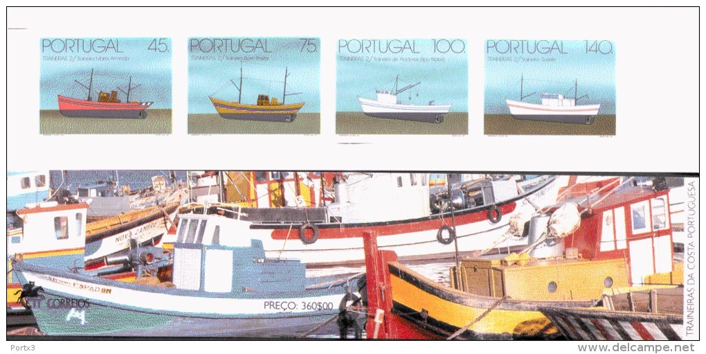 Portugal Markenheft 11 Schleppernetzschiffe Ships  MNH ** Postfrisch - Markenheftchen