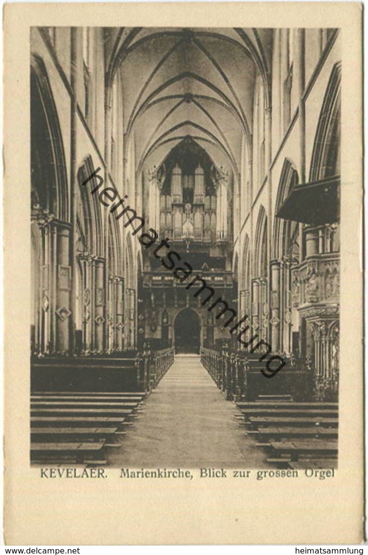 Kevelaer - Marienkirche - Orgel - Verlag J. Krapohl M.-Gladbach - Kirchen U. Kathedralen