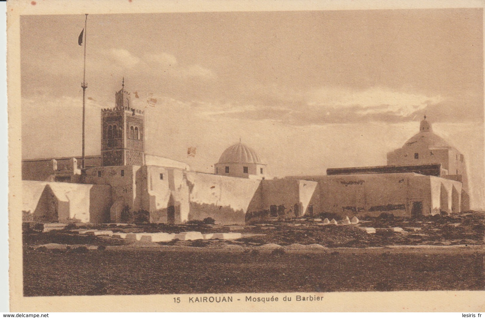 CPA - KAIROUAN - MOSQUÉE DU BARBIER - 15 - LAOUANI - Túnez