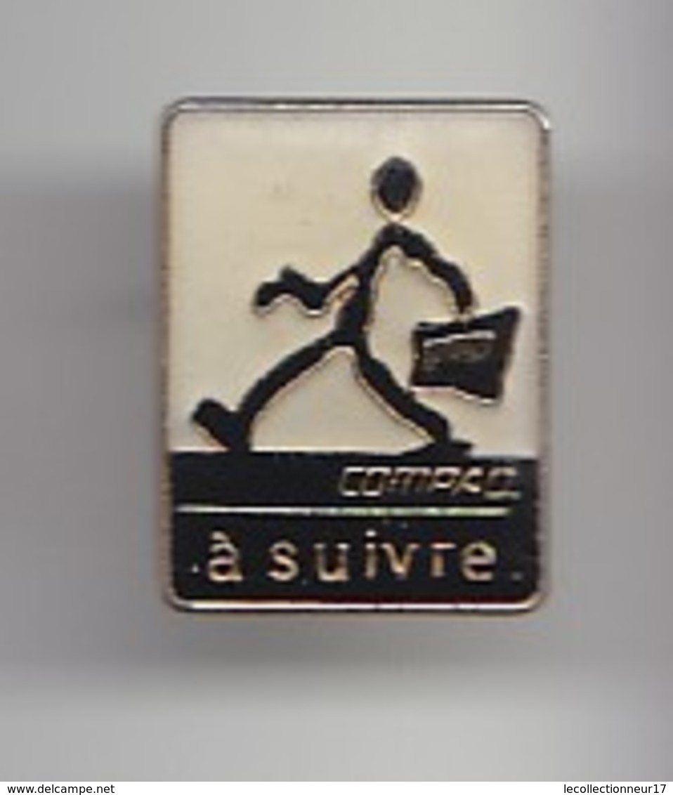 Pin's Compaq à Suivre Petit Bonhomme Réf 4575 - Informatique
