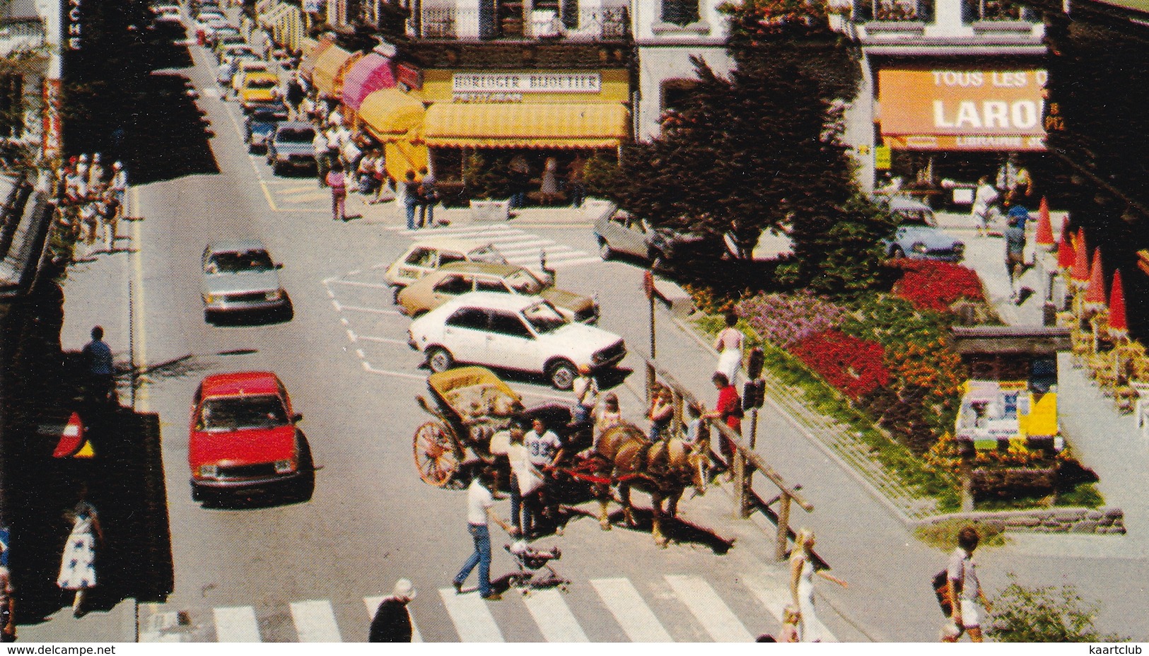 Chamonix-Mont-Blanc: RENAULT 18, 14, 5 - Cheval & Carosse - Rue Jules Vallot - Les Alpes - Toerisme