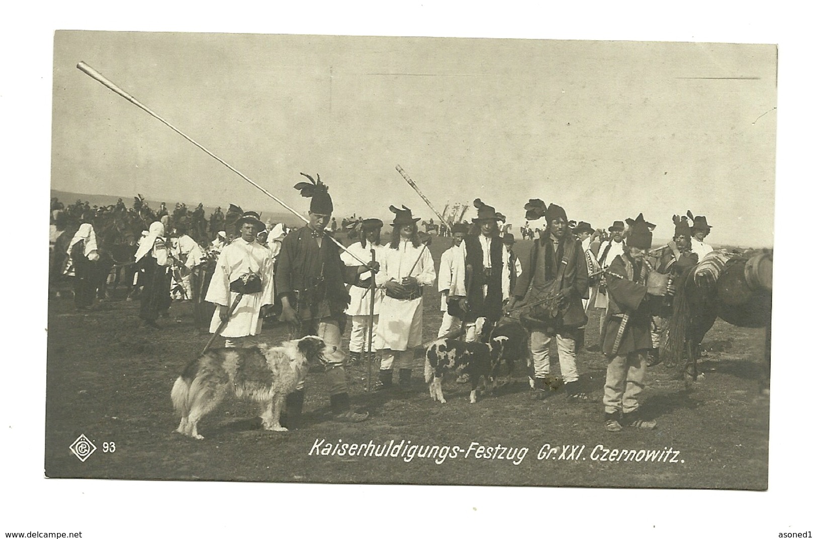 AK Trachtengruppe Aus Czernowitz - Kaiserhuldigungsfestzug Wien 1908 - Bukowina - Rumänien