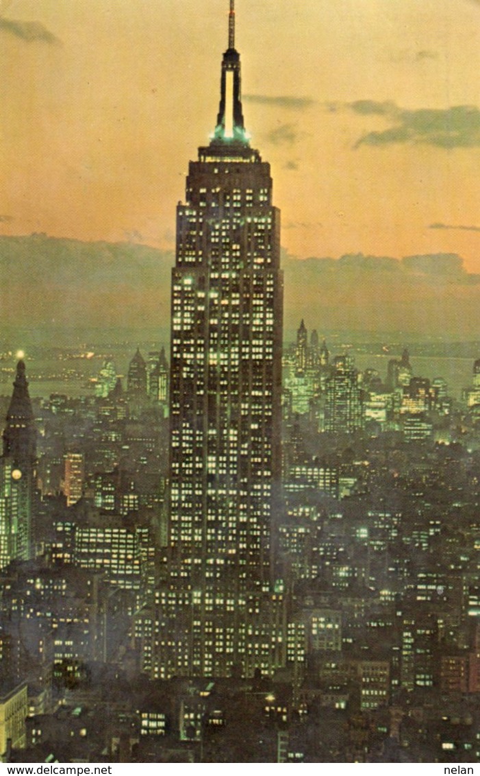 EMPIRE STATE BUILDING AT SUNSET-1964 - Empire State Building