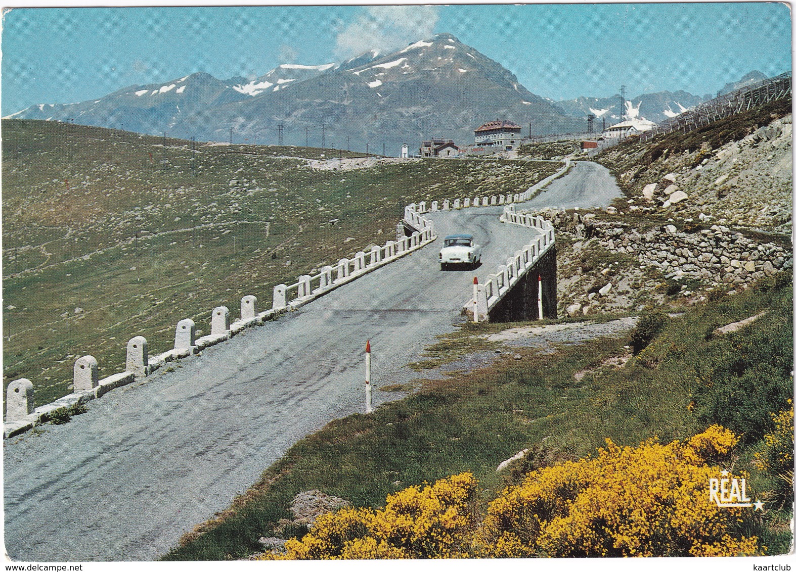 Col De Puymorens: SIMCA ARONDE 1300 - Alt. 1918 M. - Paysage Des Pyrénées - Toerisme