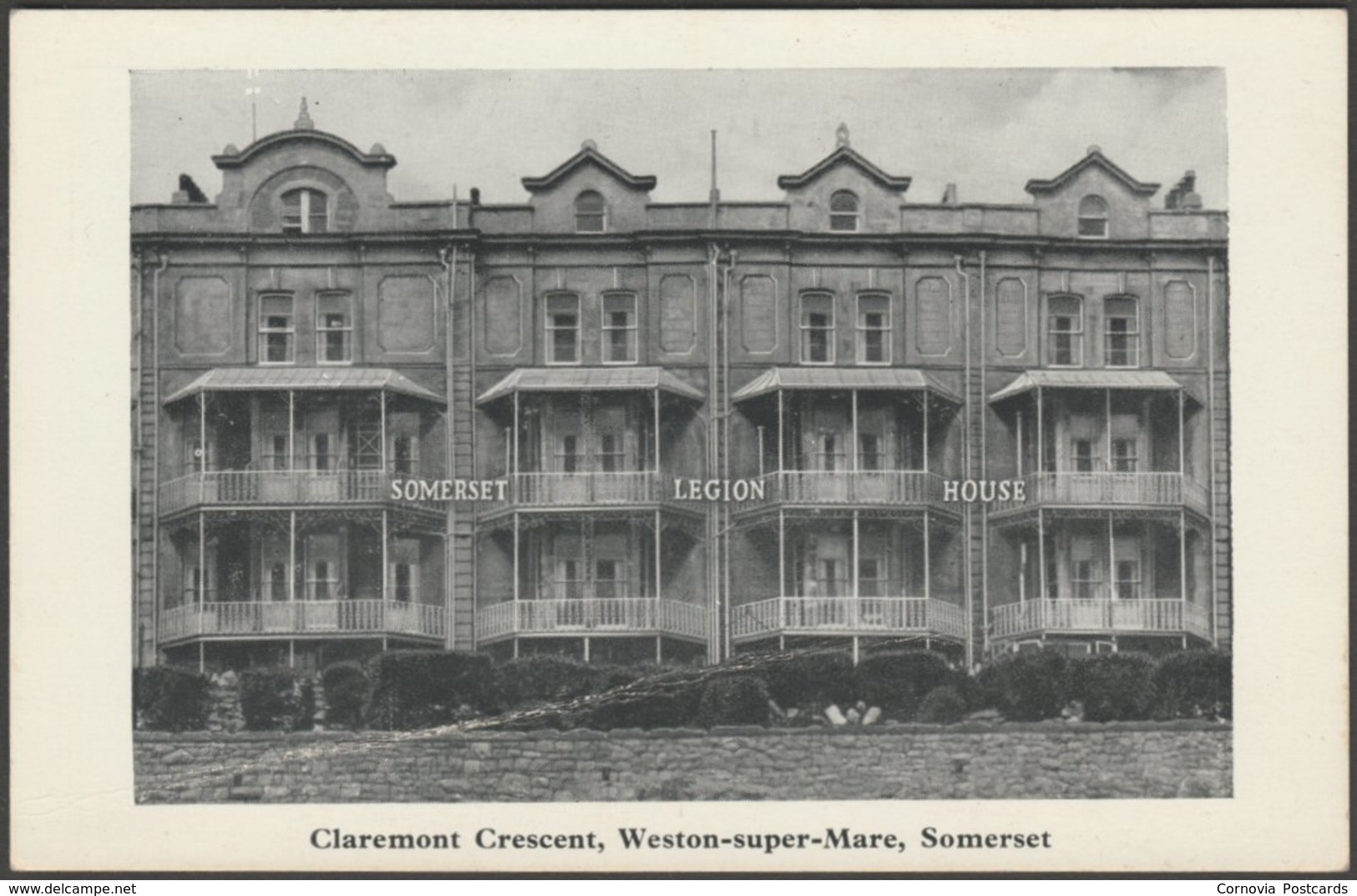 Somerset Legion House, Claremont Crescent, Weston-Super-Mare, C.1920s - Postcard - Weston-Super-Mare
