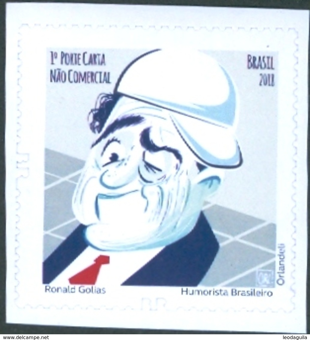 BRAZIL 2018 - RONALD GOLIAS  - BRAZILIAN HUMORIST   -  MINT - Unused Stamps