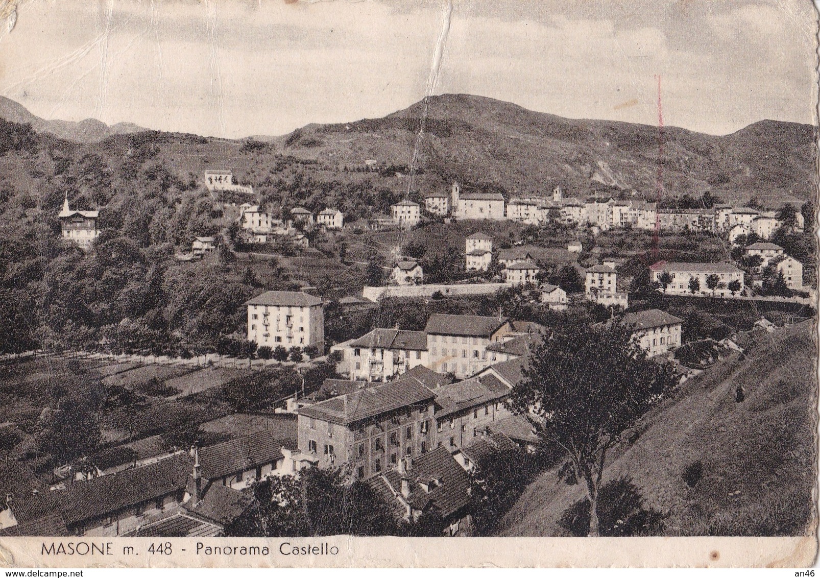 MASONE PANORAMA CASTELLO VG  AUTENTICA 100% - Genova