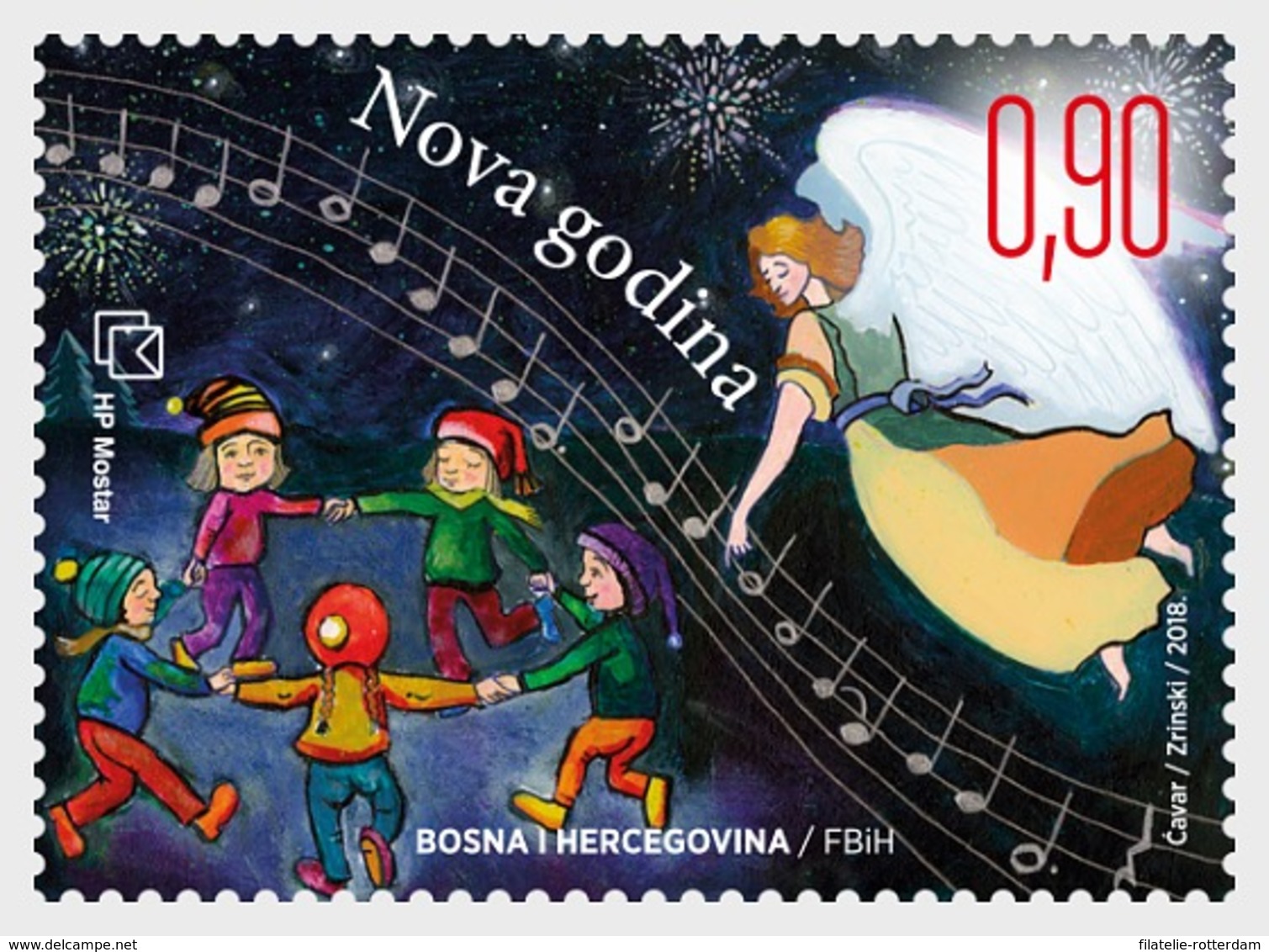 Bosnië & Herzegovina / Bosnia - Postfris / MNH - Complete Set Kerstmis 2018 - Bosnië En Herzegovina