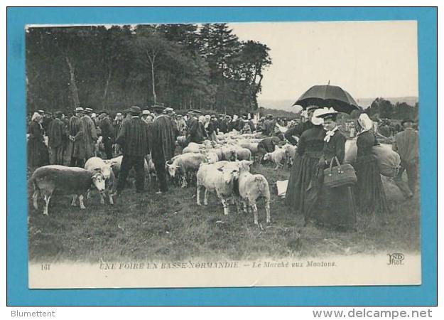 CPA 161 - Métier Maquignons Le Marché Aux Moutons UNE FOIRE EN BASSE NORMANDIE 14 - Sonstige & Ohne Zuordnung