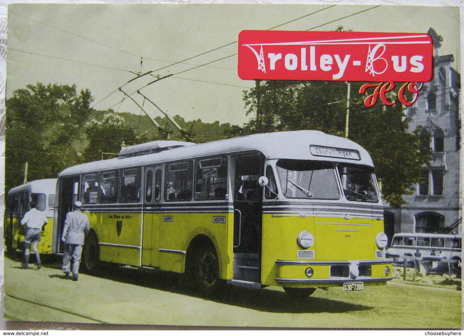 Trolley-Bus H0 Katalog 1955 Schwedisch Englisch - Englisch