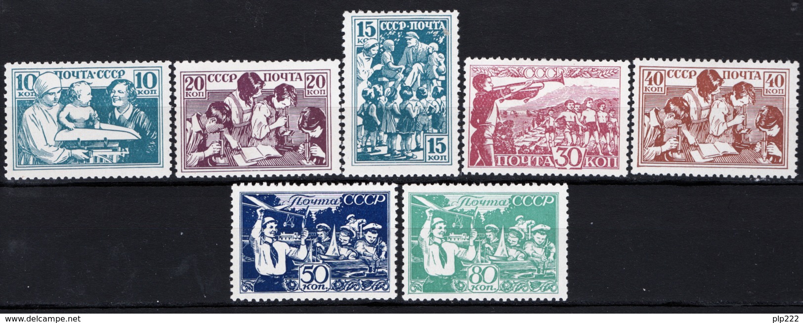 Russia 1938 Unif. 651/57 */MVLH VF/F - Nuovi