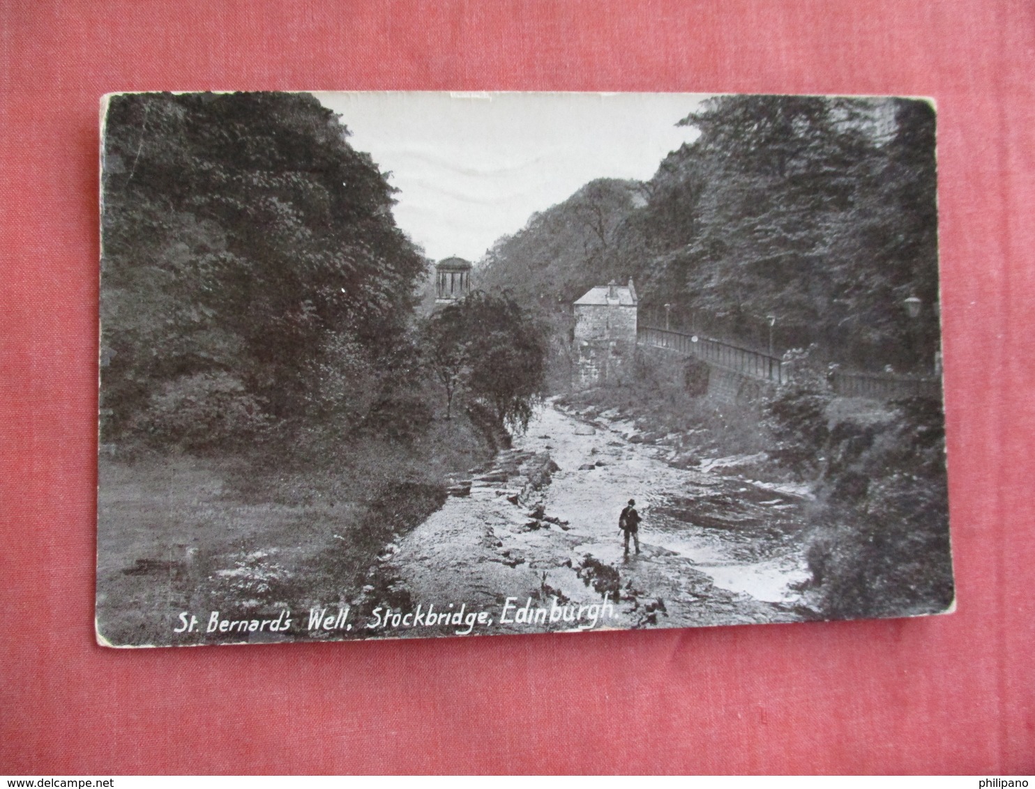 Scotland > Midlothian/ Edinburgh     St Bernard's Well  Stockbridge-- Has Stamp & Cancel    Ref 3097 - Midlothian/ Edinburgh