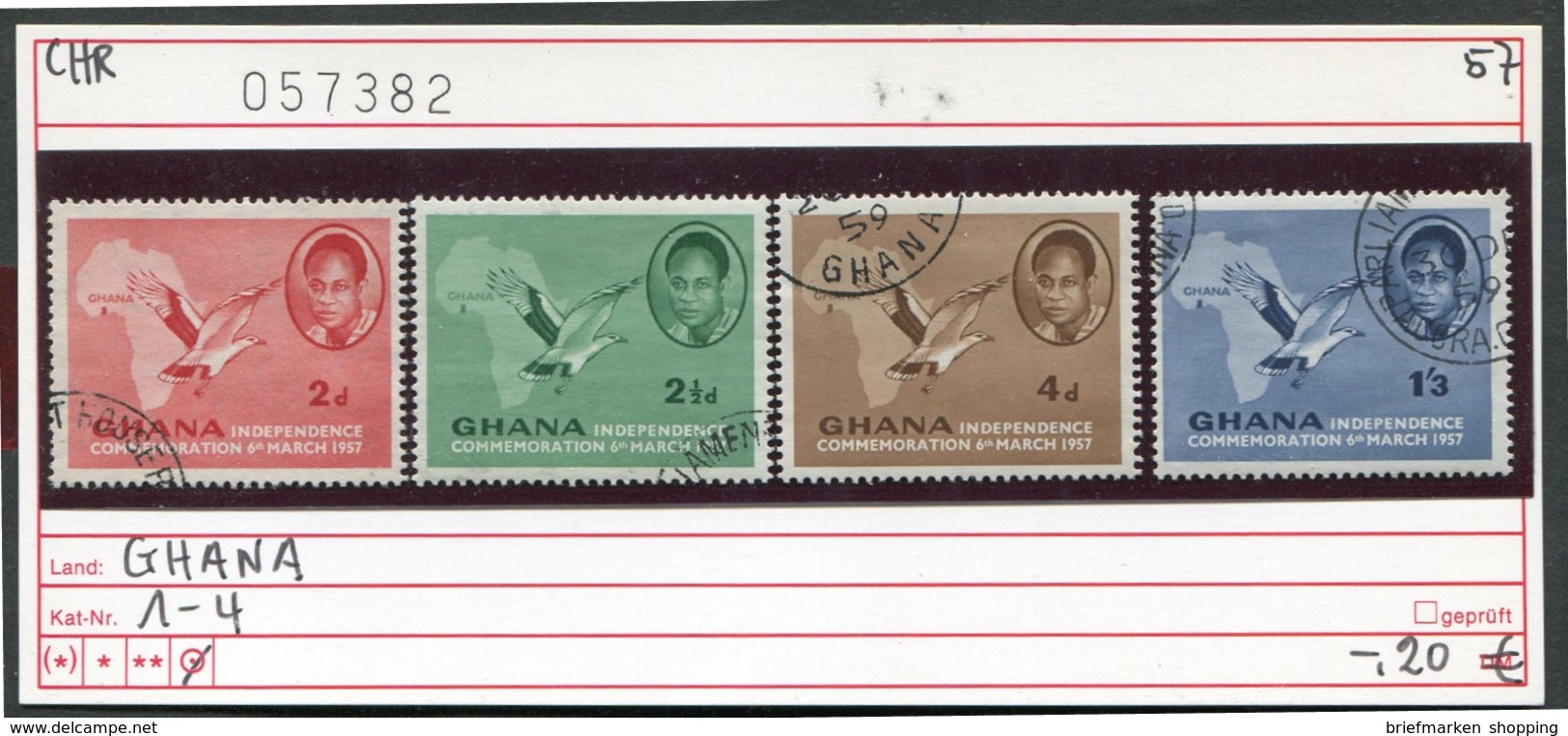 Ghana - Michel 1-4 - Oo Oblit. Used Gebruikt - - Vögel Birds Oiseaux Vogels - Ghana (1957-...)